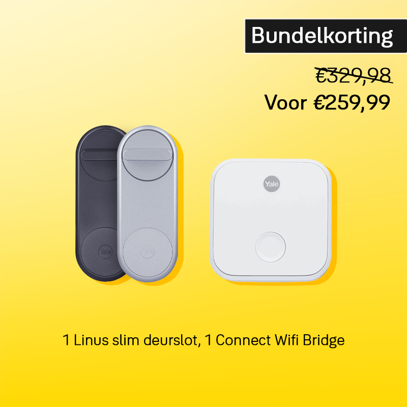 Linus slim deurslot starterset incl. Bridge