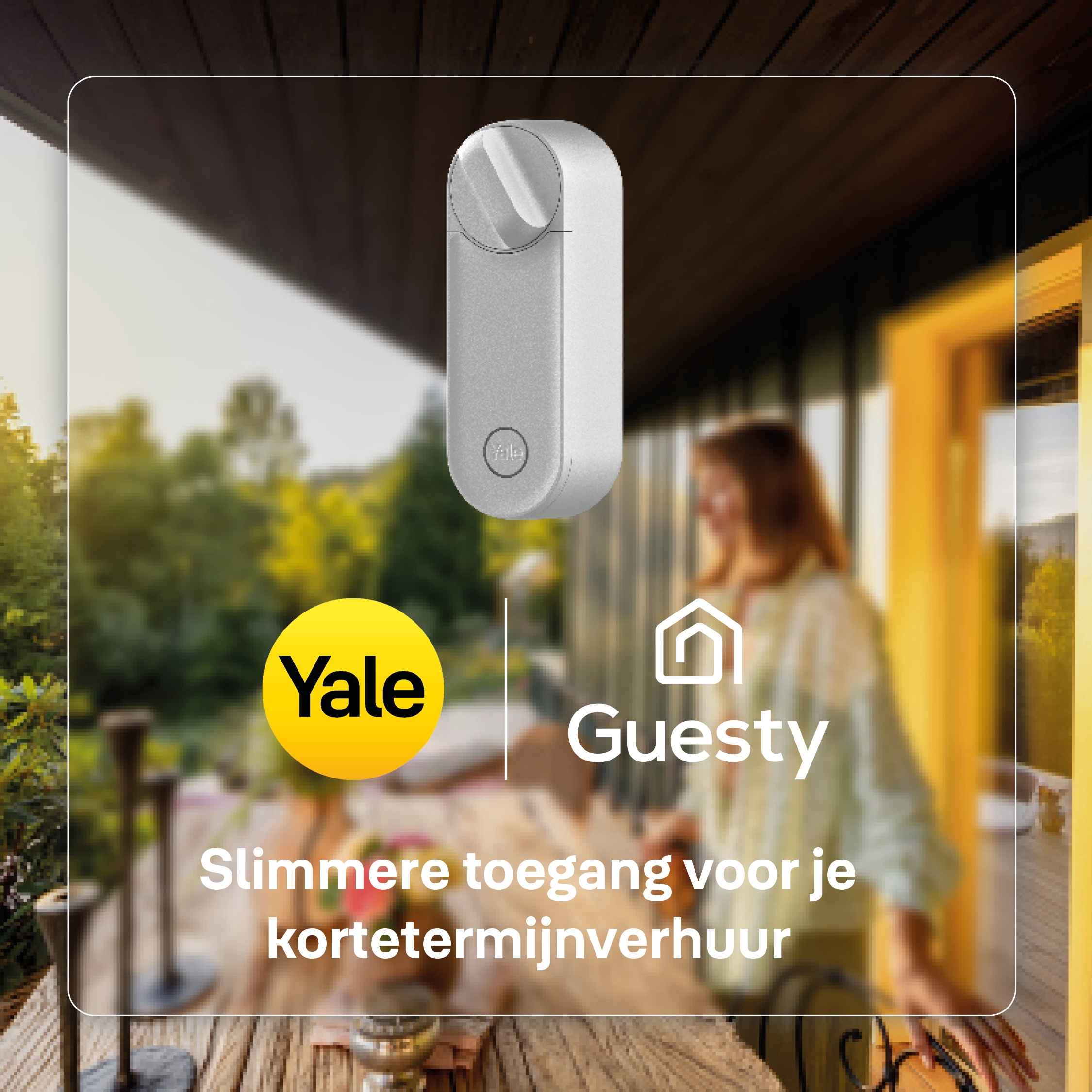 Yale en Guesty vereenvoudigen toegangsbeheer voor kortetermijnverhuur door een integratie van Yale Linus® L2 smart lock in de Locks Manager van Guesty